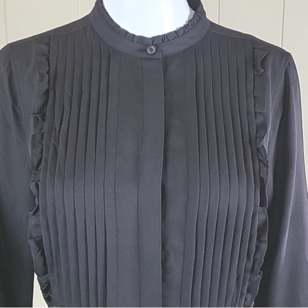J. Crew Mercantile Ruffle Pintuck Dress - Picture 7 of 14